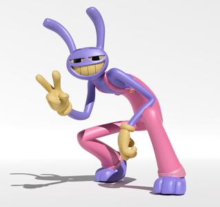 Jax - The Amazing Digital Circus Fan Art Figure  (3D Print STL)