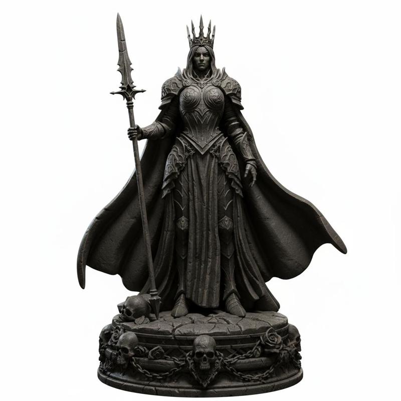 Warrior Queen – Paintable Miniature Figurine