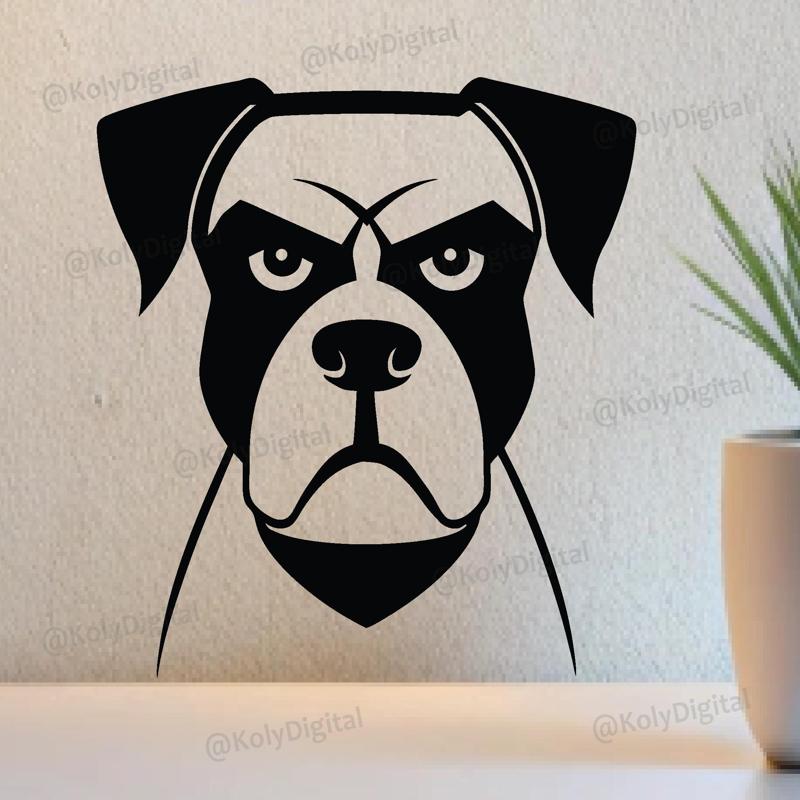 angry Great Dane dog face