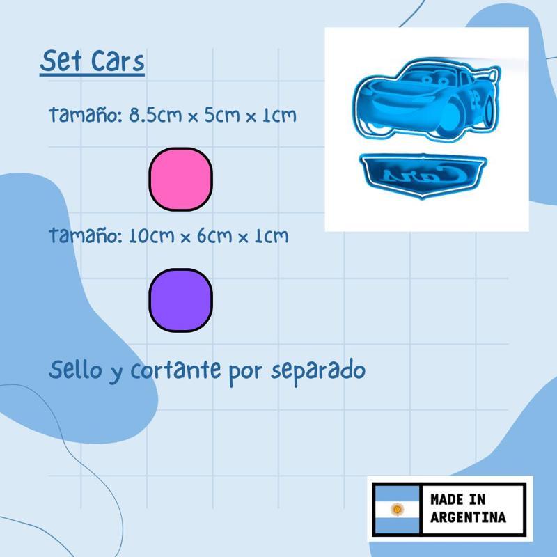 Cookie cutters cars disney 2 sets