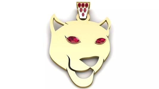 WOLF FACES PENDANT