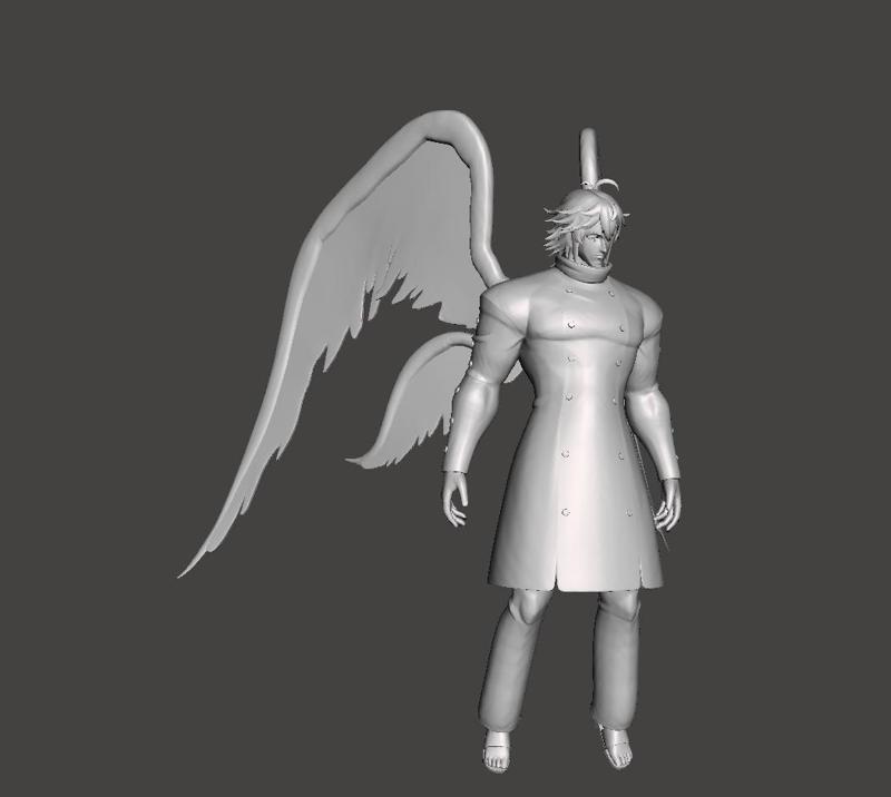 Mael short hair 3D Model