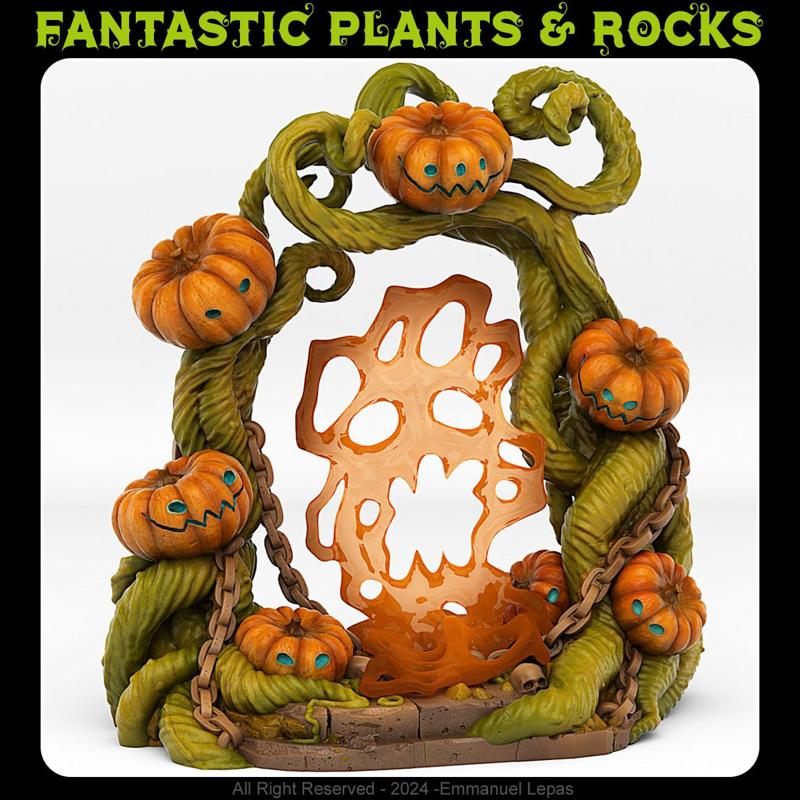 PUMPKINS PORTAL WITH ITS CREEPY EFFECT