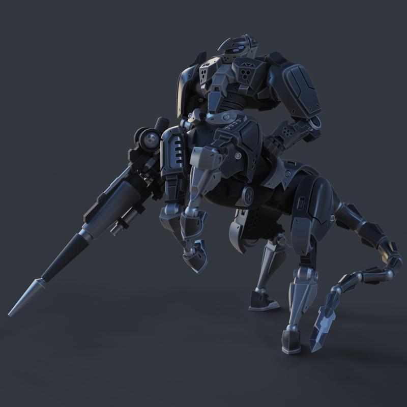 OE-6 Centaur Mech (Posable)