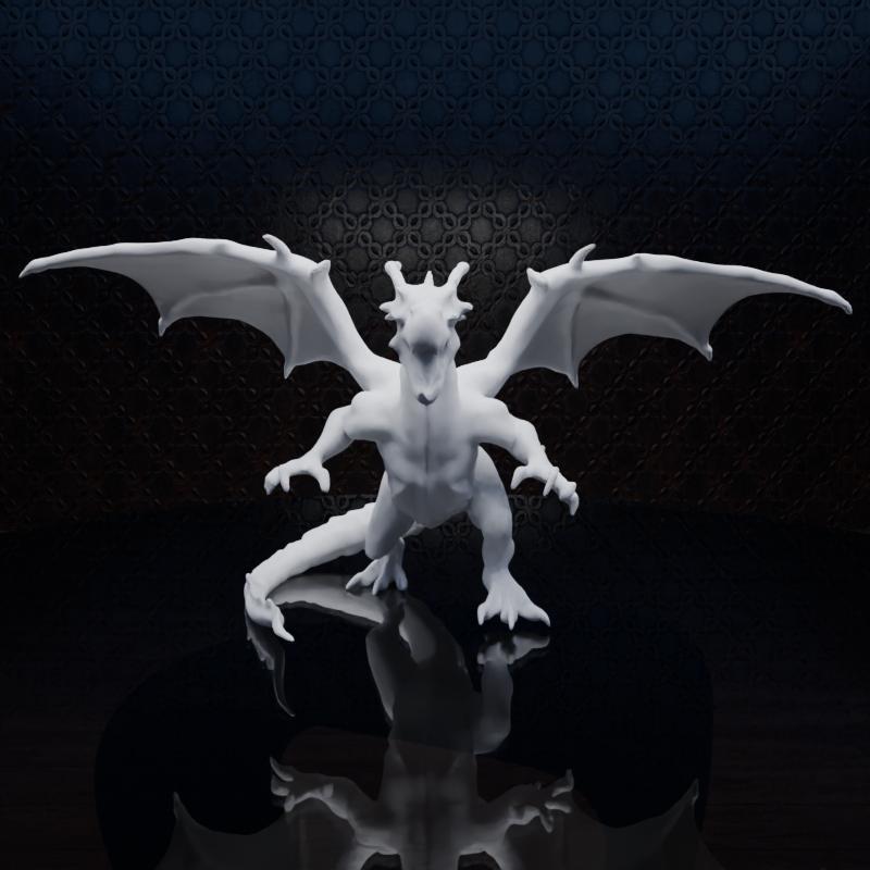 Majestic Dragon Figurine