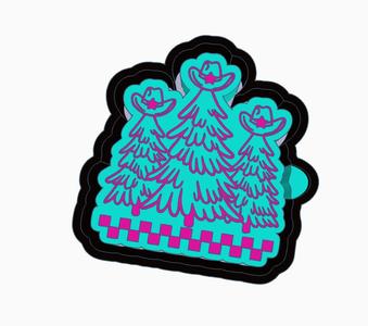 Cowboy Christmas Trees