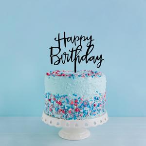 Cake Topper Happy Birtday 01