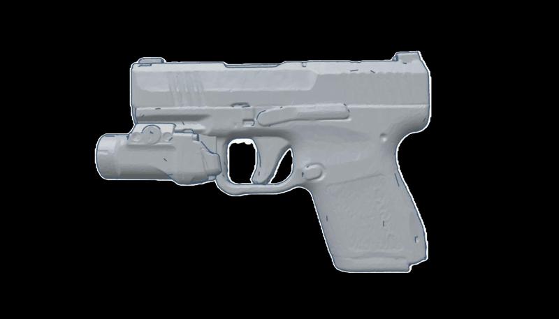 Canik Mete MC9 TLR-7 Sub Real-Size Scan