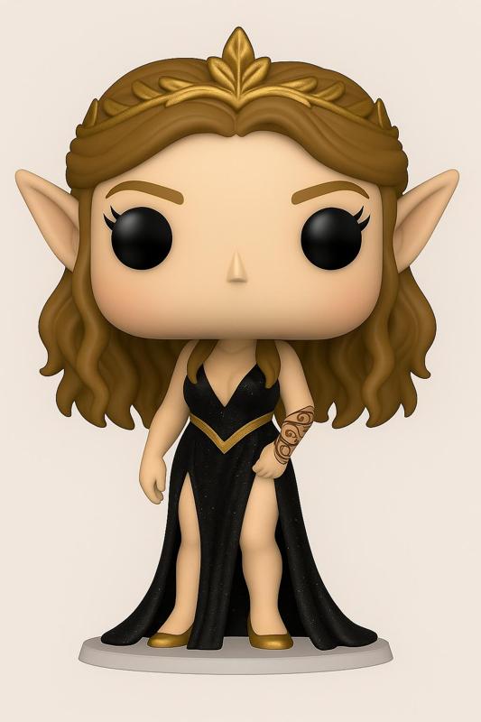 🌙 Feyre Archeron – Court of Nightmares chibi-Style Figure | 3D Print Model