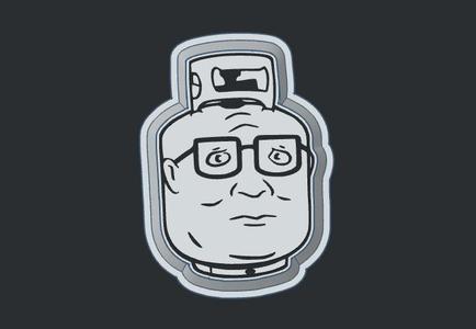 Hank Hill - Freshie Mold Housing