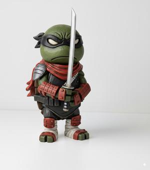 TMNT The Last Ronin Leonardo tiki statue