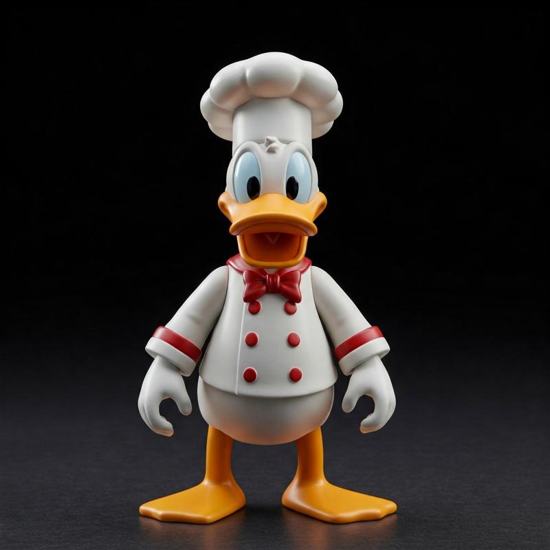 Donald Chef - 3D Printable Model | Cooking Cartoon Figure