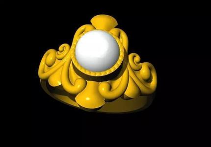 pearl ring 3dm file