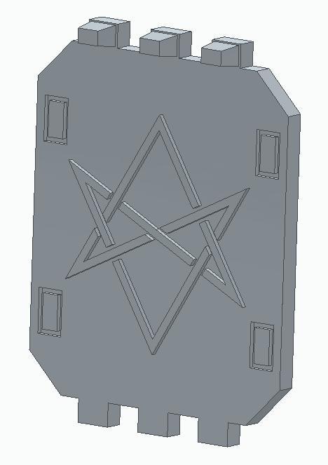 30k Dark Angels Land Raider Door - Hexagrammaton