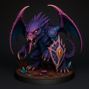 Alien Demon Beast –  Style Creature | 3D Printable Model