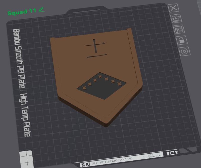 Bleach Shinigami squad 11 badge