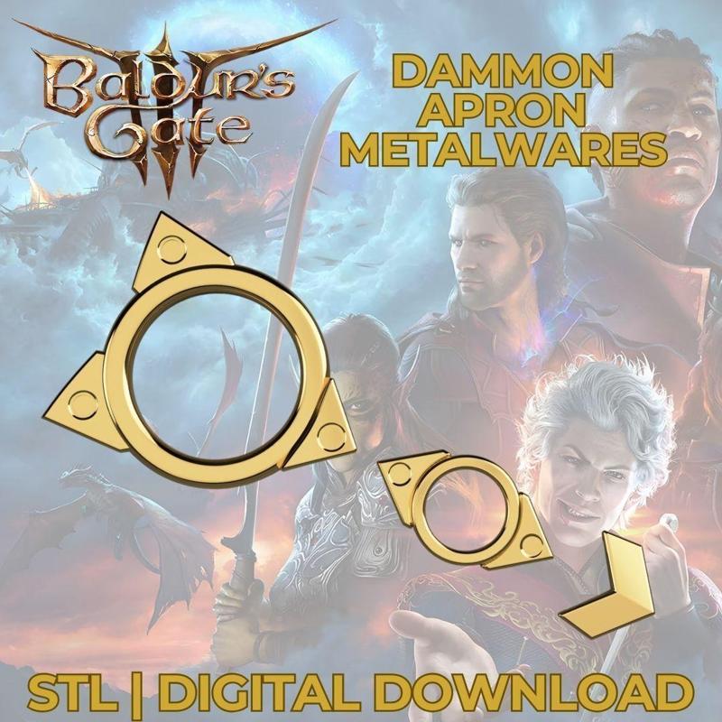 Baldur's Gate 3 - Dammon's Apron buckles rings and ornaments