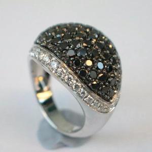 PAVE ring 3D print model Anello Pave An39