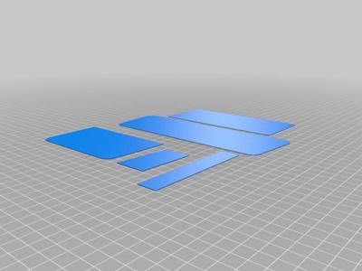 3D Sets Landy Hardtop Glass Templates
