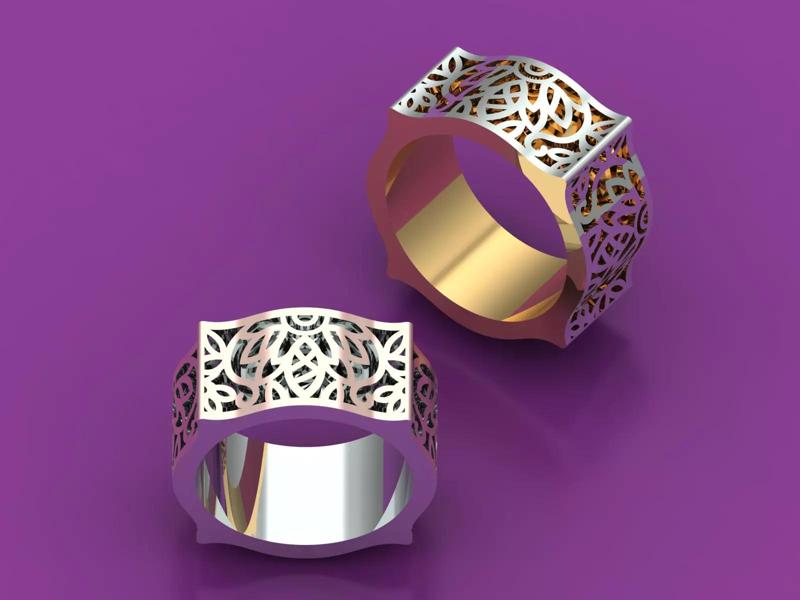Patterned ring