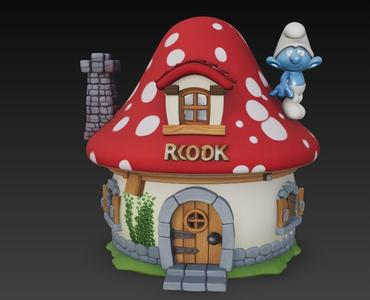 SMURFETTE FANTASY HOUSE