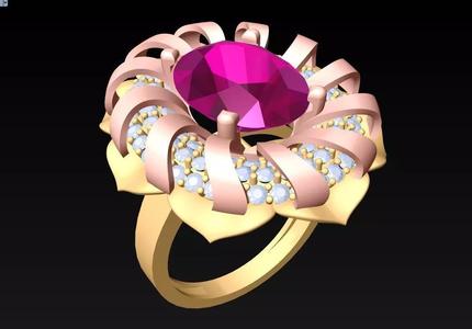Oval Stone Ring - Womens Rings - N6735