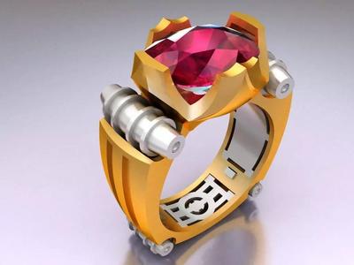 Oval Stone Ring - N2402