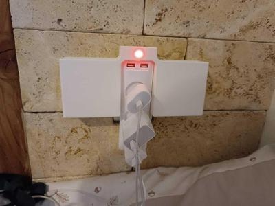 Power socket tray