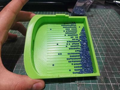 DIAMOND PAINTING Stackable TRAY / Tray 10 x 10 cm