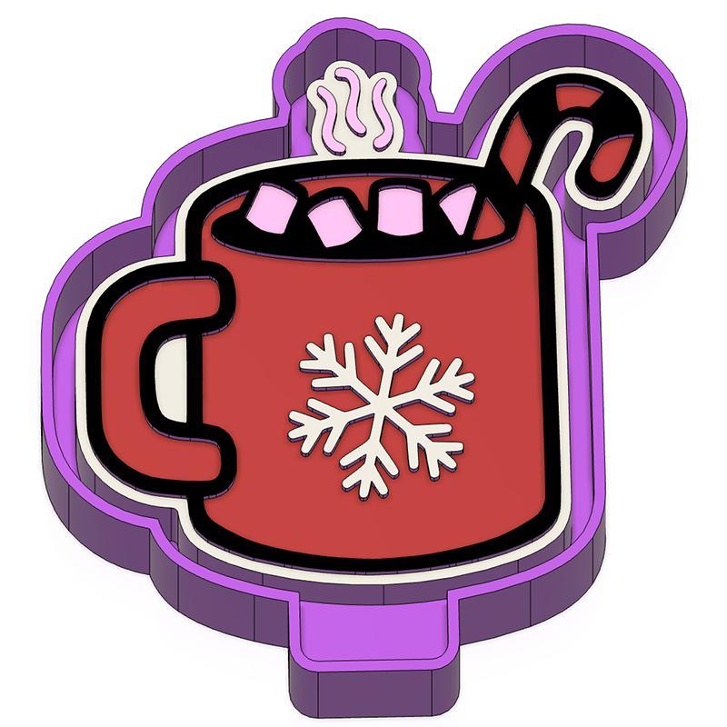 Hot drink cup Freshie STL Mold Housing