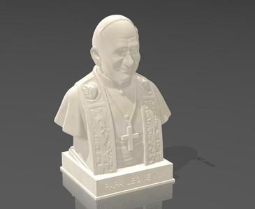 Bust of Pope Leo XIV  Robert Francis Prevost