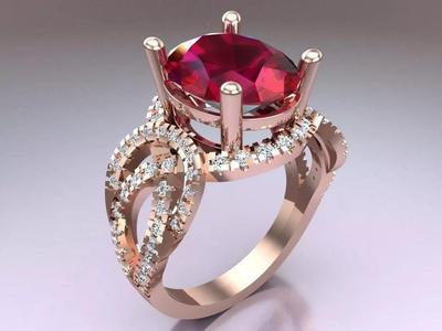 Oval stone ring - Womens  Rings - N820033