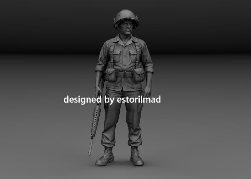 MARINE AMERICAN SOLDIER VIETNAM V1
