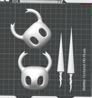 Hollow Knight Hair Pin (2 Versions) – “Nail Through Eyes” & “Nail Behind Head”