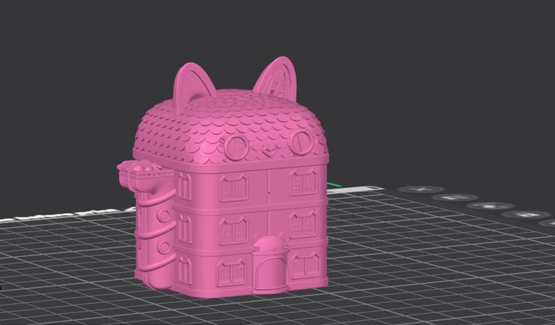 Decorative house inspired by Gabby's Dolls House