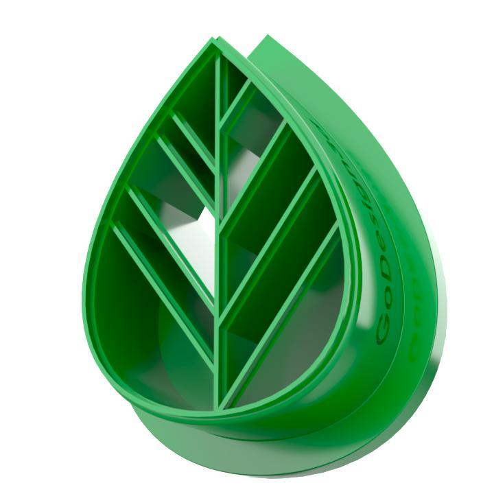 Leaf Polymer Clay Cutter | 3D Printable Model