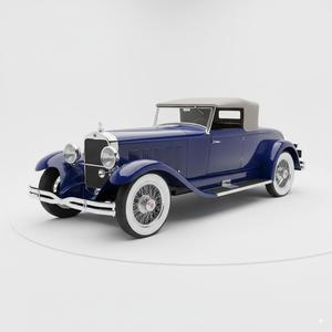1921 Duesenberg Model A - Classic American Luxury Car 3D Print Model - Vintage Automobile STL