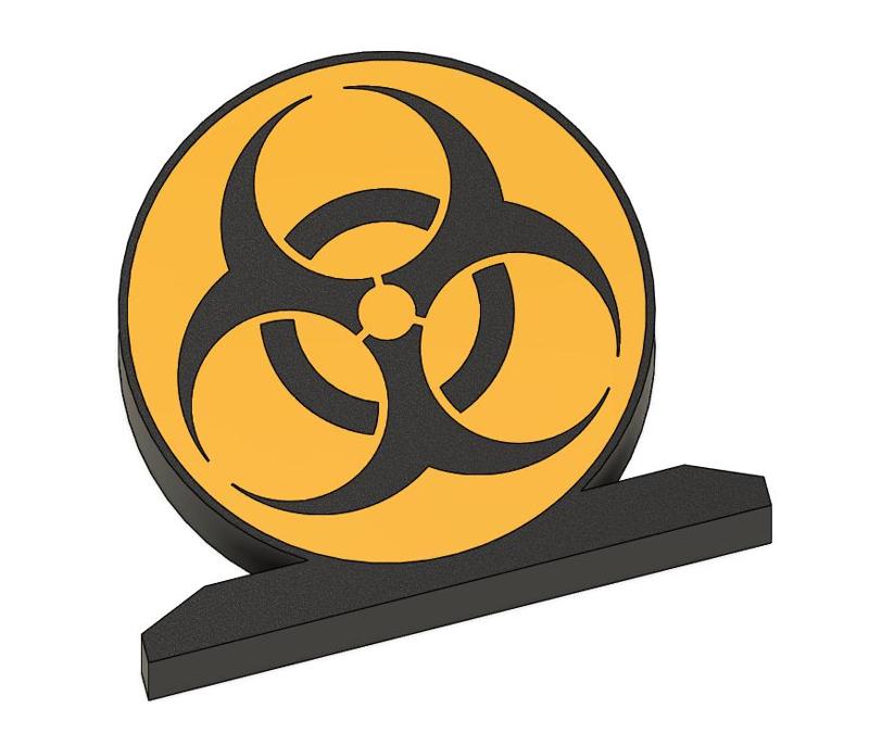 DECORATIVE LAMP BIOLOGICAL RISK- LUMINÁRIA ENFEITE RISCO BIOLOGICO