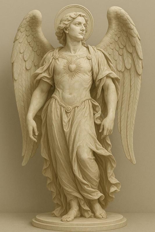 Baroque Angel – 3D Printable Sculpture