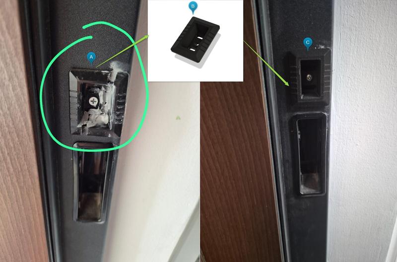 Replacement Door Strike Plate Insert – 3D Printable Latch Receiver