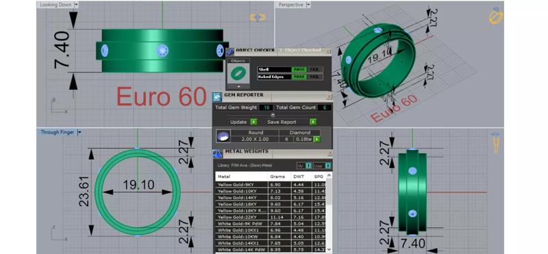 Modern Luxury Mens stl 3dm Ring Model mr0277