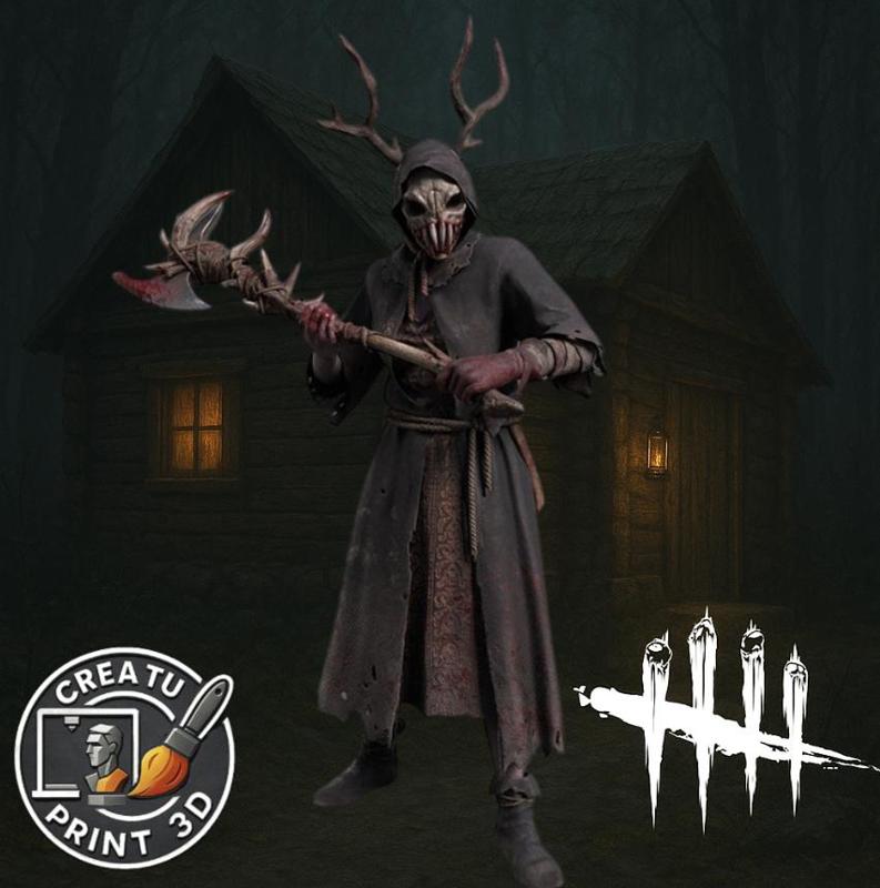 The Huntress The Mordeo Dead by Daylight 3D Printable Model / La Cazadora El Mordisco Dead by Daylight Modelo 3D Impresible