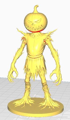 3D model of a Scarecrow on base