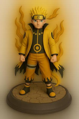 Naruto – Six Paths Sage Mode (3D Statue on Circular Base)