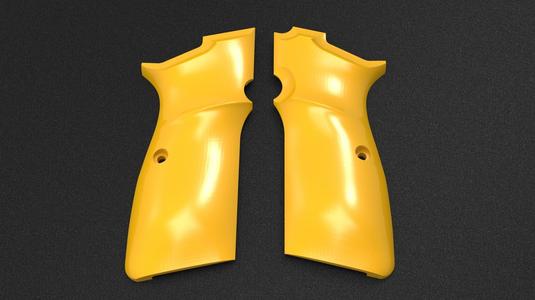 Browning Hi-Power MK I/II/III & Springfield SA-35 Style Ergonomic Grip STL – Prop / Airsoft / Cosplay Handle