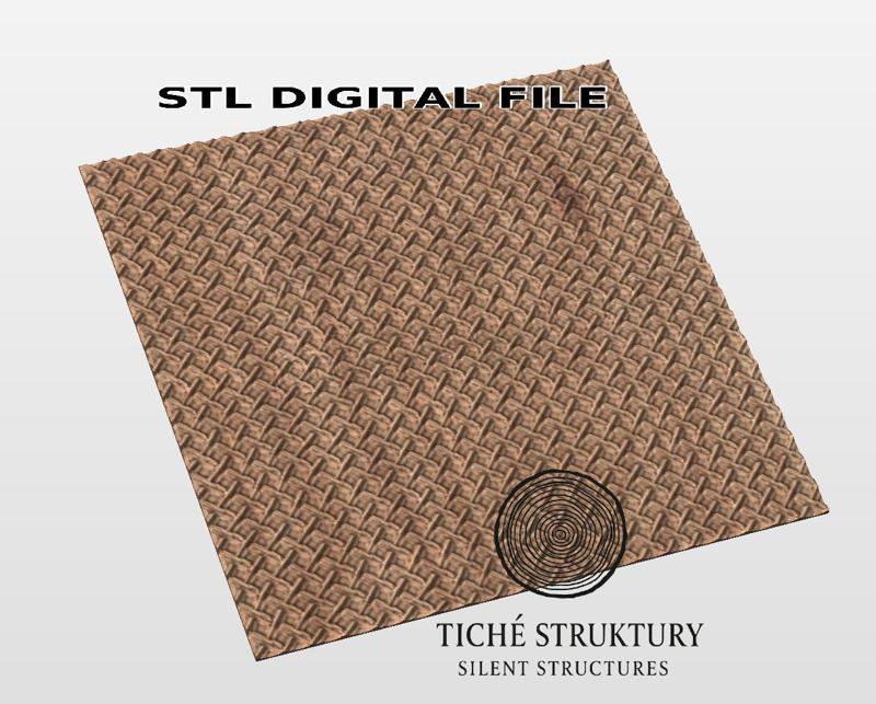 Geometric Woven Pattern – Ornamental Texture – 3D STL Model