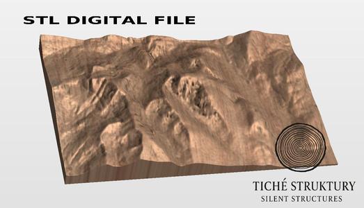 Ben Nevis – Topographic Relief – 3D STL Model