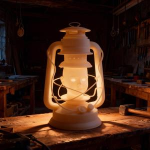 Lanternhead: Surreal Baby Lantern Art Sculpture