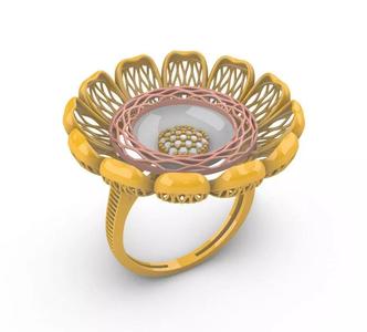 Open Flower Ring
