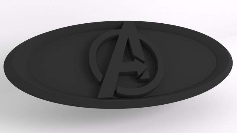 VAZ 9.5cm x 4cm "Avengers" hood emblem